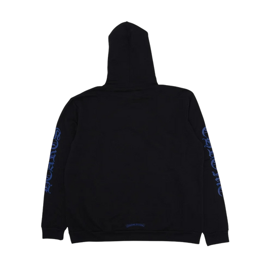 Chrome Hearts Vertical Logo Hoodie Black / Blue